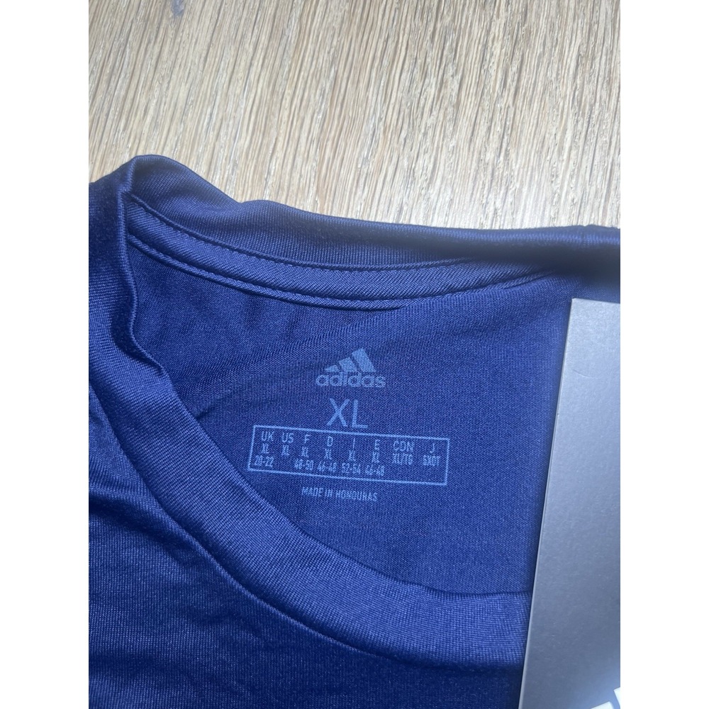 Adidas Womens FC Dallas Pre-Game Short Sleeve Soccer T-Shirt,Navy Blue/XL - Picture 3 of 6